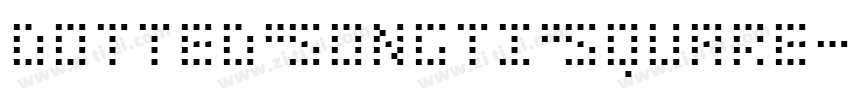 Dotted Songti Square字体转换